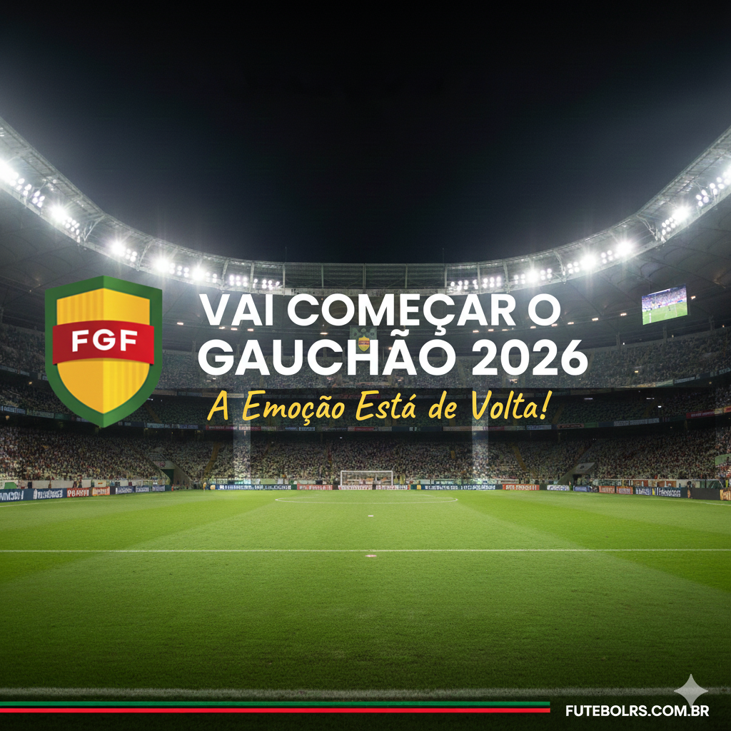 A Bola Vai Rolar! Tudo o que você precisa saber sobre a rodada de abertura do Gauchão 2026