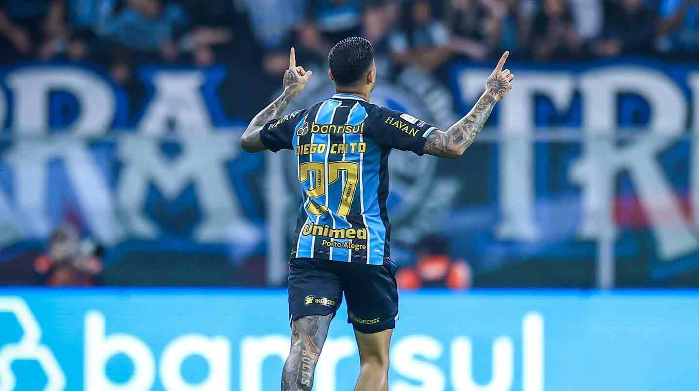 Com gol de estreante nos acréscimos, Grêmio busca empate diante do Fluminense na Arena