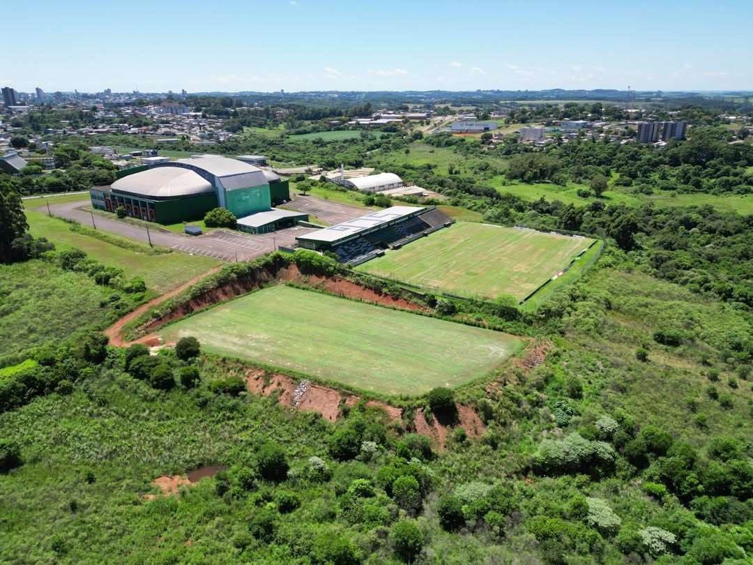 SC Gaúcho avança na construção de campo suplementar e reforça estrutura da Arena Be8