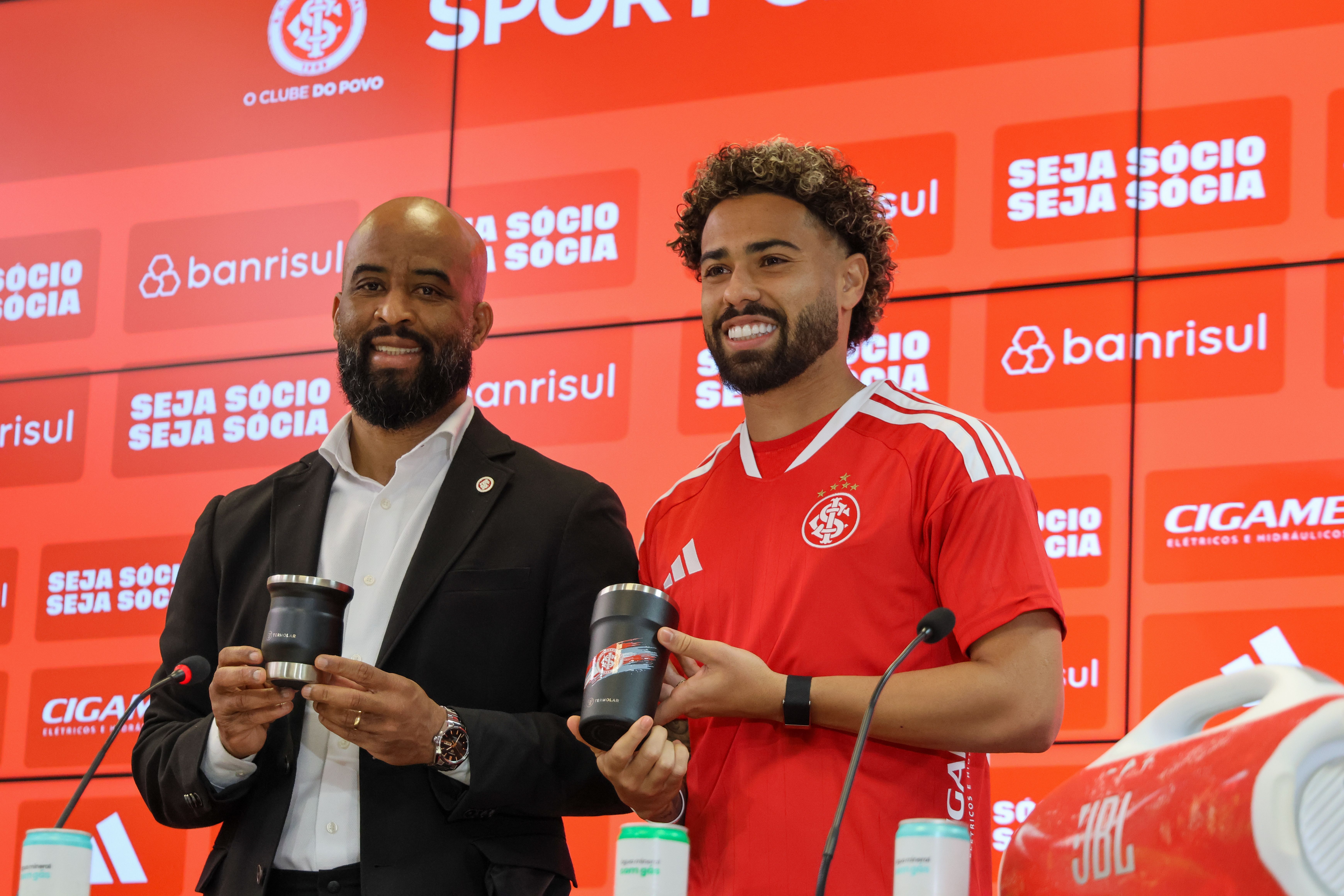 O Inter precisa voltar à prateleira alta: Calebe é apresentado no Beira-Rio